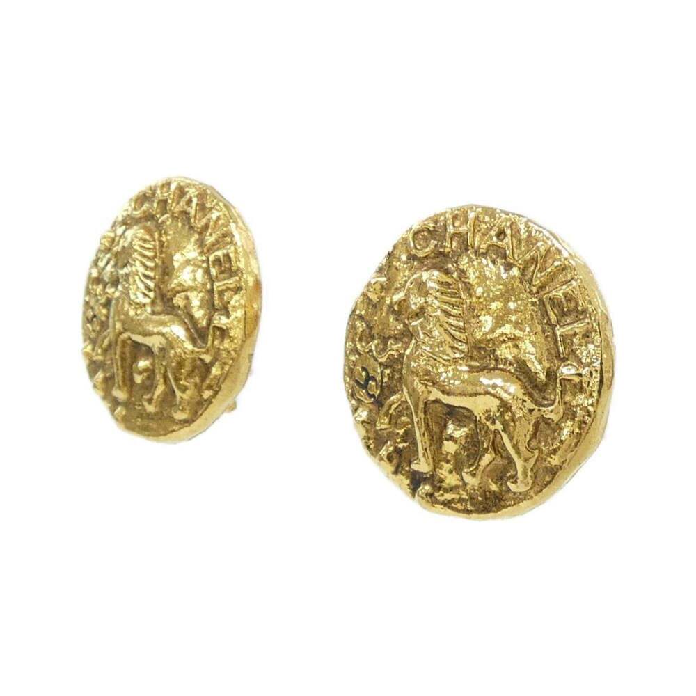 CHANEL Authentic Gold Earrings - Picture 2 of 4